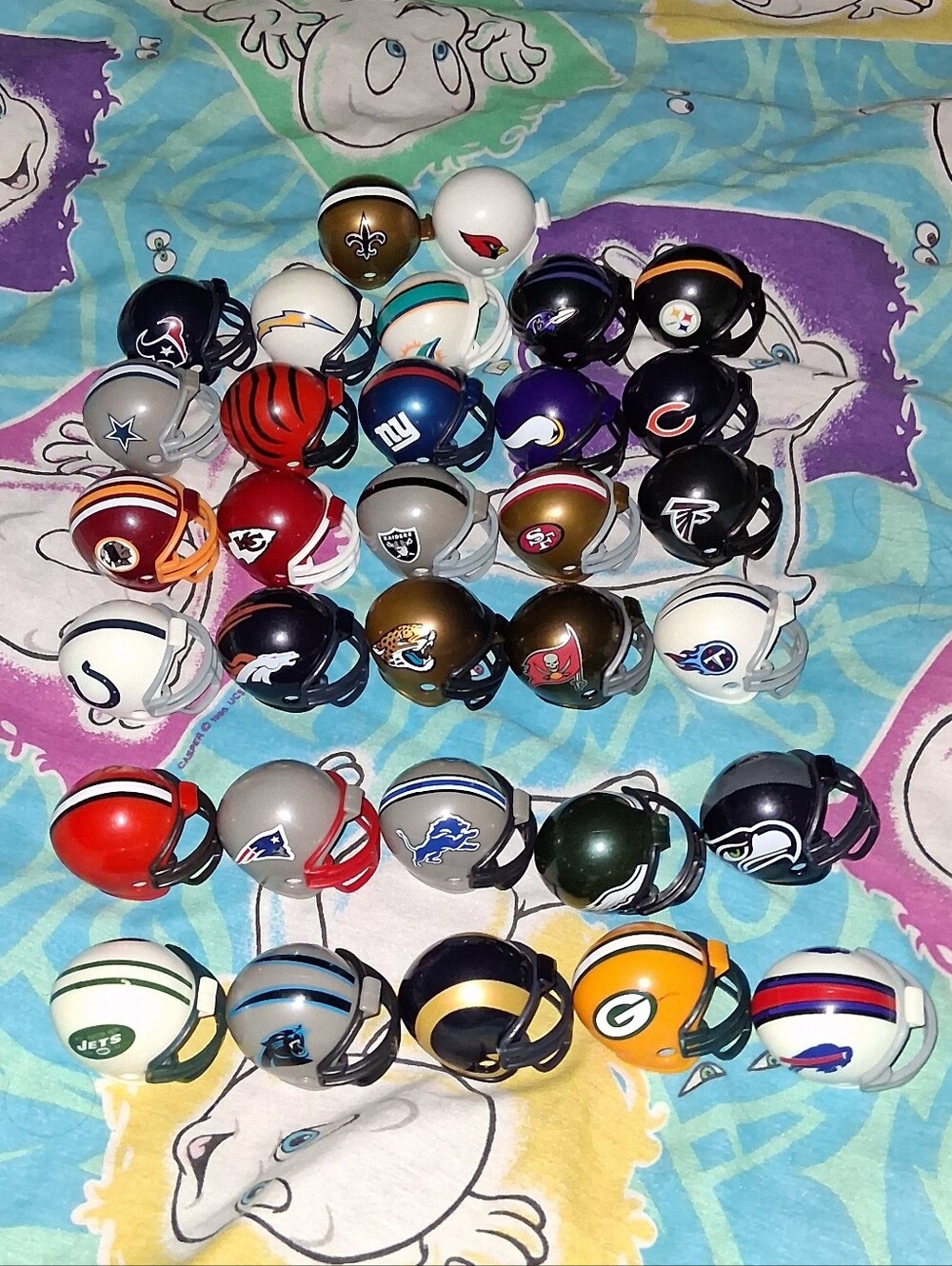 NFL FOOTBALL TEAMS COMPLETE MINI HELMET BUNDLE LOT